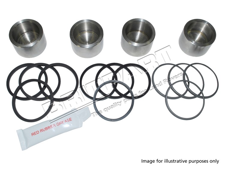 Defender 110 Stainless Steel Rear Brake Caliper Piston Kit