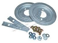 Galvanised Rear Spring Seat And Fitting Kit 110/130 (da1233)