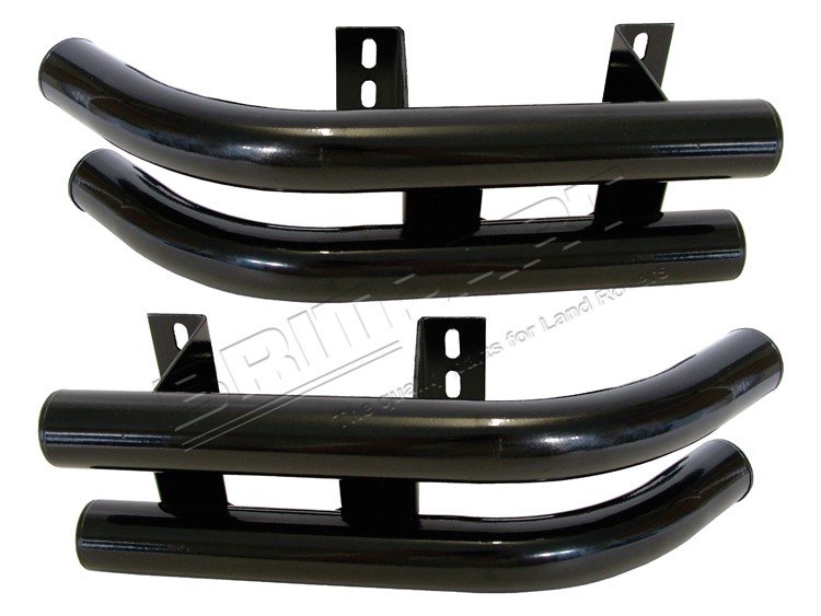 BUMPERETTES REAR PAIR BLACK (da2071)