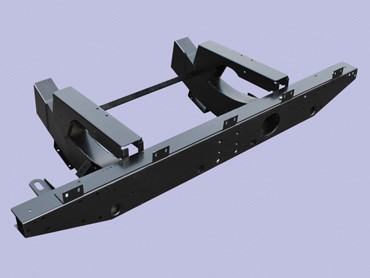 REAR X MEMBER 110 TD5 LONG LEG