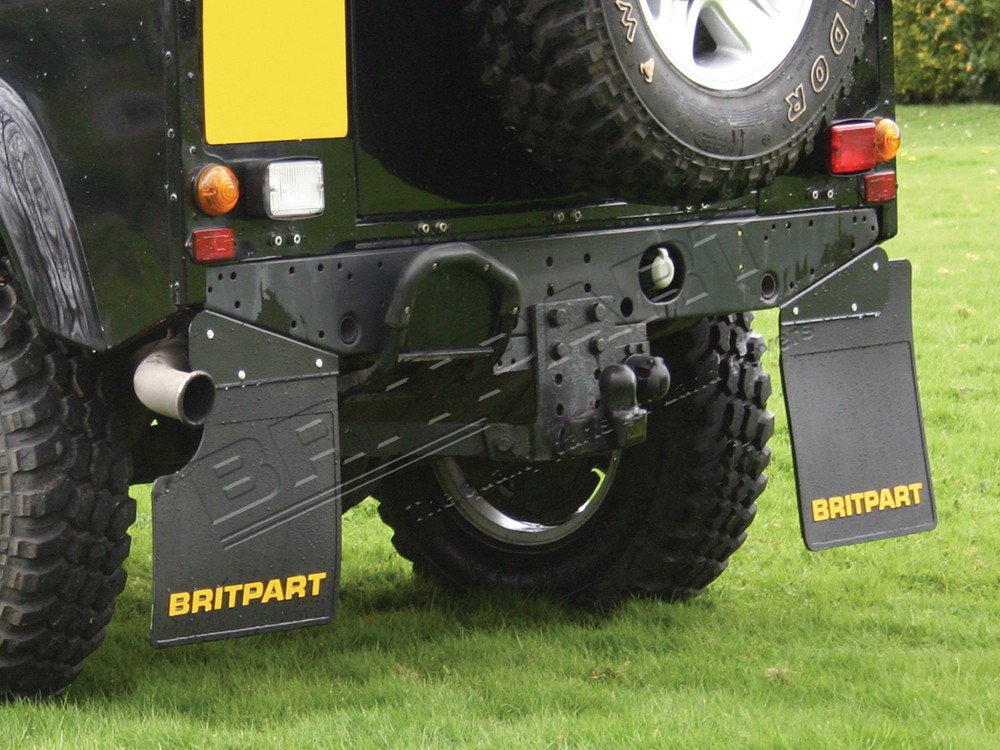 PAIR OF BRITPART MUDFLAPS (YEL