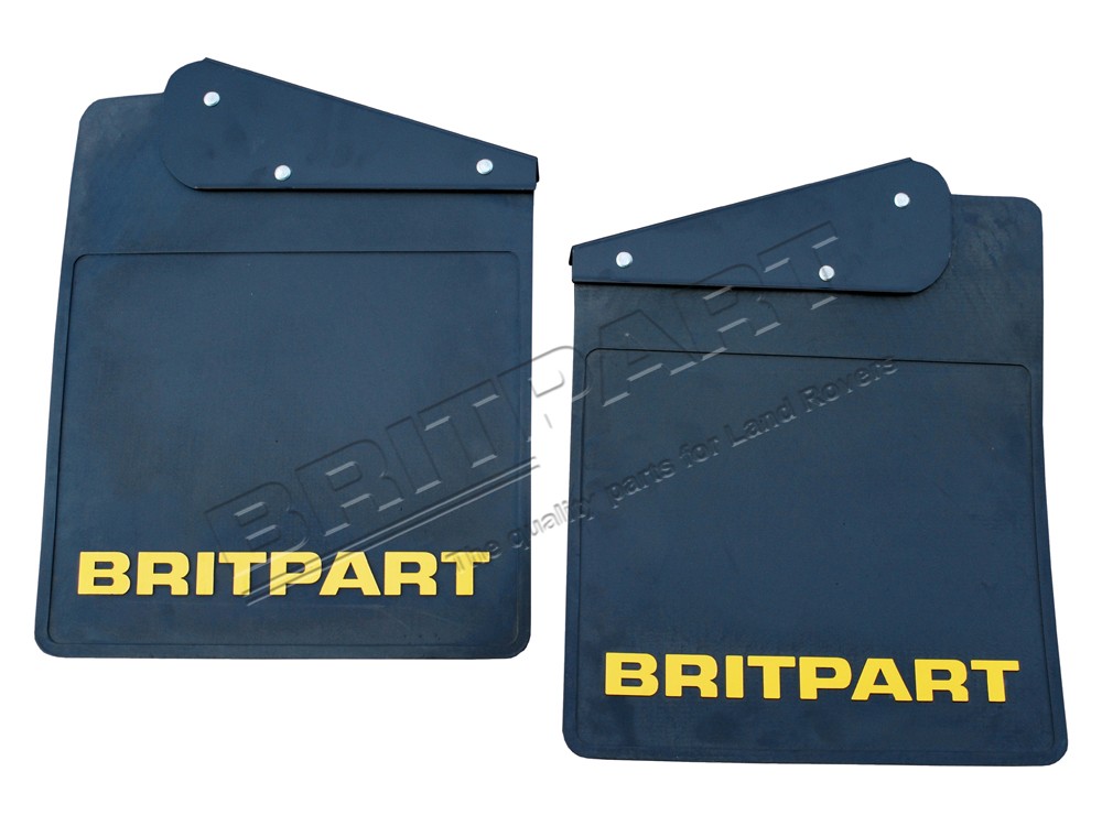 PAIR OF BRITPART MUDFLAPS (YEL