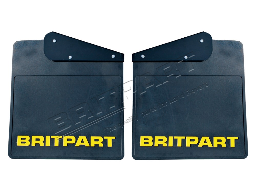 PAIR OF WIDE BRITPART MUDFLAPS