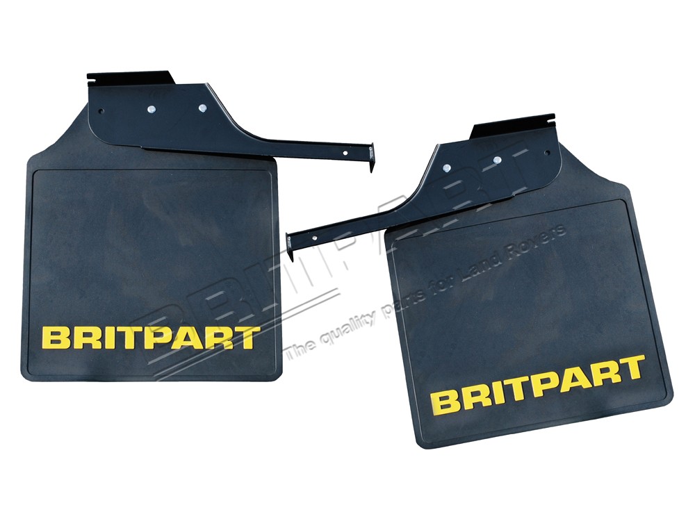PAIR OF BRITPART MUDFLAPS (YEL