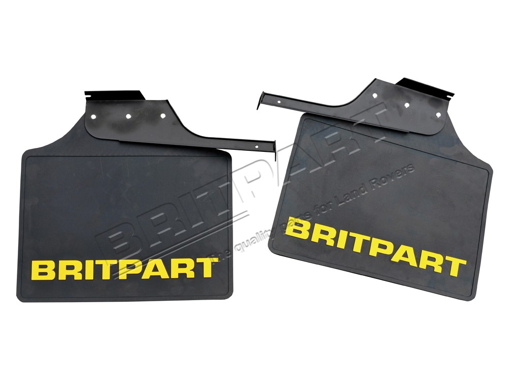 PAIR OF WIDE BRITPART MUDFLAPS