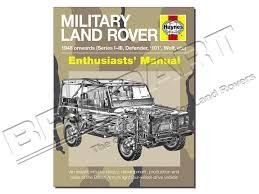 Military Land Rover Enthusiasts' Manual (da4555)