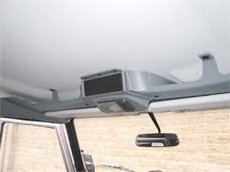 Roof Console (Britpart) Defender 90/11/130 1983 Onwards without Sunroof - Grey DA4629