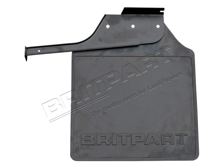 Mudflap Rear 110 RH With Bracket CAT500340PMA LR032965 LR055330 (Britpart Logo)