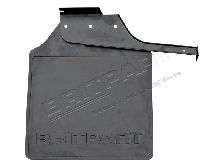 Mudflap Rear 110 LH With Bracket CAT500350PMA LR032966 LR055334 (Britpart Logo)