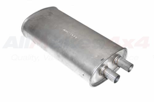 EXHAUST - TWIN PIPE SILENCER R