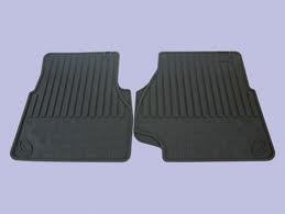 DEFENDER FRONT RUBBER MAT SET (PAIR) DA4423 FROM 1994