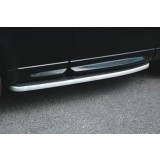 VTK500020 (VPLSP0040) - PAIR OF SIDE STEPS WITH THERMO PLASTIC ELASTOMER SIDE STEP TOP AND A BRUSH ALUMINIUM SIDE TRIM - RANGE ROVER SPORT 2005-2013