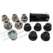 Black Locking Wheel Nut Kit Set Of 5 DA3548