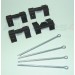 Brake Pad Fitting Kit Rear For SFP000270 (Britpart) STC8574