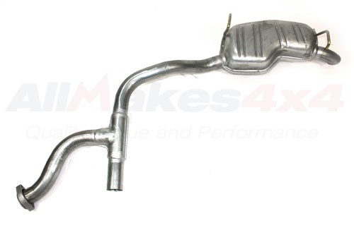 Twin Tailpipe and Silencer - RH (WDV100270)