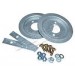 Galvanised Rear Spring Seat And Fitting Kit 110/130 (da1233)